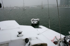 Tie Fighter in the snow