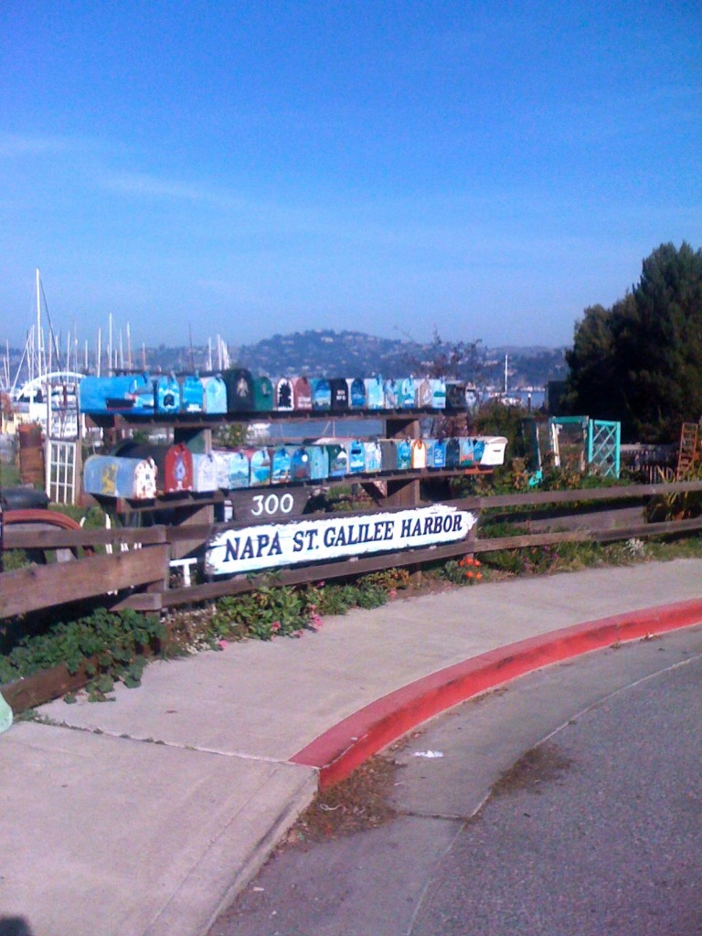 mailboxes in Sausalito